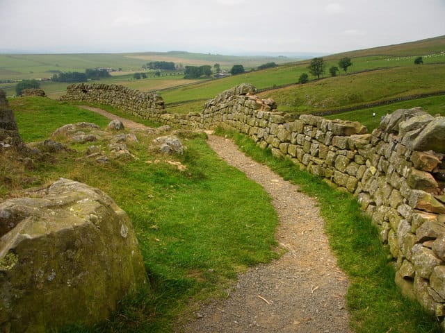 Peel Crags, Hadrian's Wall Path