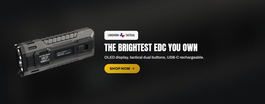 Nitecore EDC37 8000 Lumen Rechargeable Flat EDC Flashlight