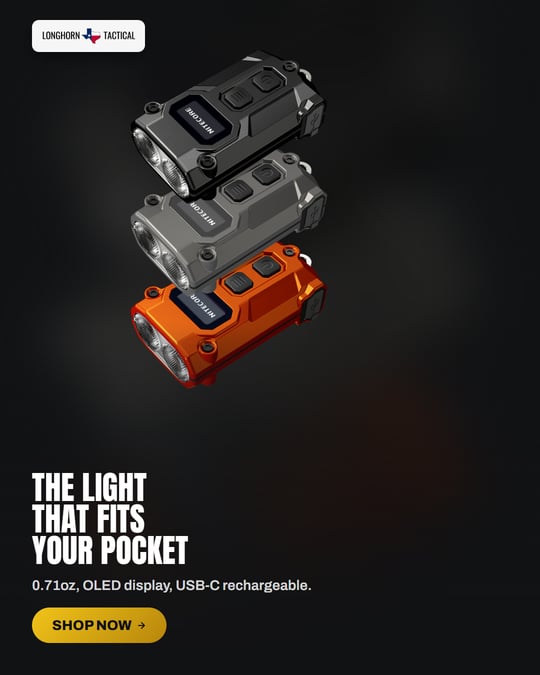 Nitecore TINI 3 600 Lumen Multi-Color Keychain Flashlight