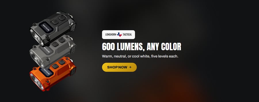 Nitecore TINI 3 600 Lumen Multi-Color Keychain Flashlight