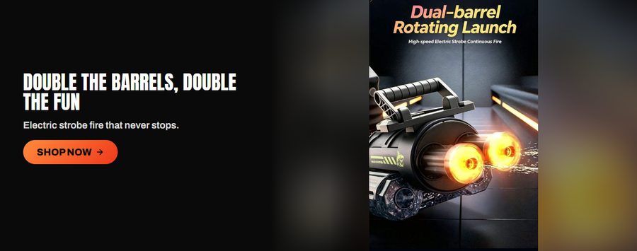 Nikolatoy Mini Dual Muzzle Gatling Water Gun