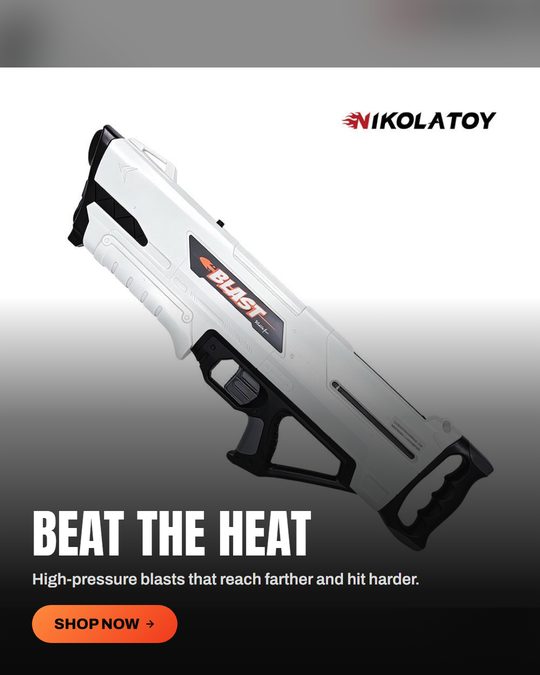 Nikolatoy Powerful Mechanical High-Pressure Water Gun