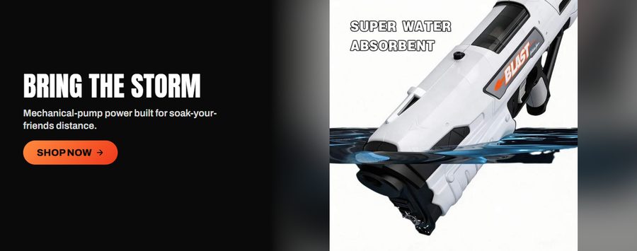 Nikolatoy Powerful Mechanical High-Pressure Water Gun