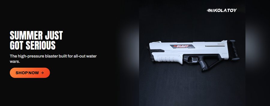 Nikolatoy Powerful Mechanical High-Pressure Water Gun