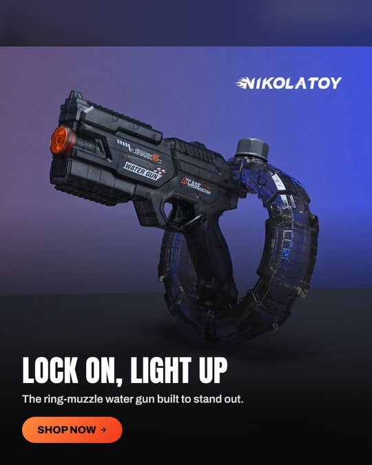 Nikolatoy Space Gathering Ring Muzzle Light Water Gun