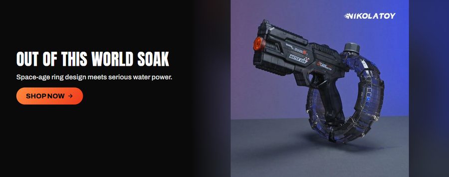 Nikolatoy Space Gathering Ring Muzzle Light Water Gun