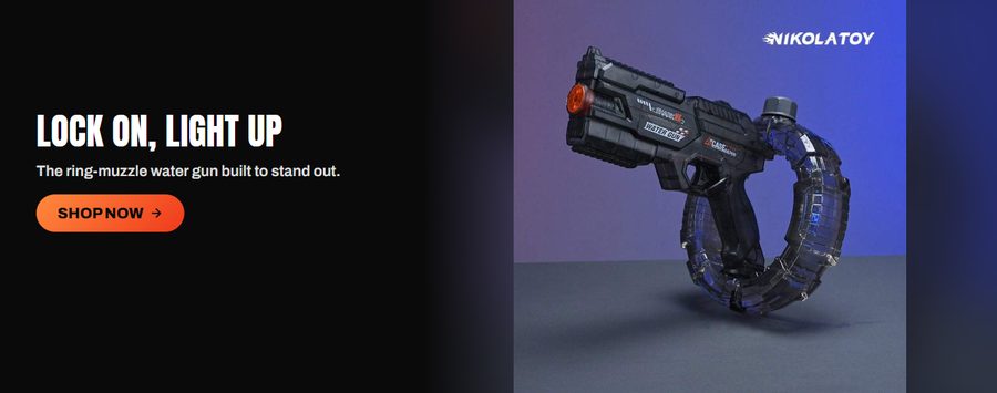 Nikolatoy Space Gathering Ring Muzzle Light Water Gun